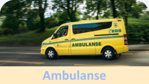 Du er her: Ambulanse